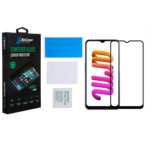 Аксессуар для смартфона BeCover Tempered Glass Black for Realme C30/C30s/C33 (708568)