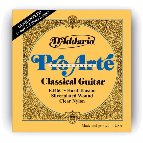 Струна для гитар Струны D`ADDARIO EJ46C PRO-ARTE COMPOSITES HARD TENSION К: Тип Комплект струн