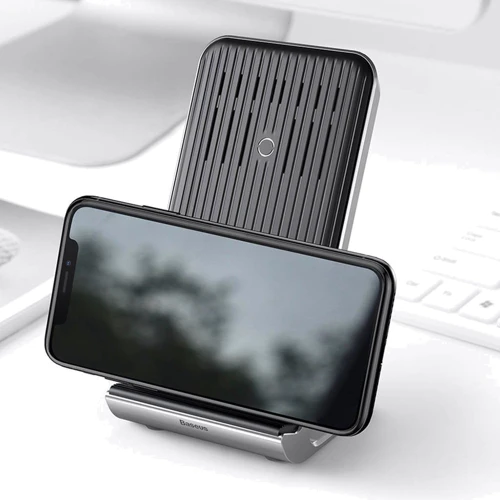 Зарядний пристрій Baseus Wireless Charger Vertical Desktop 10W Black (WXLS-01): Кількість USB-портів немає