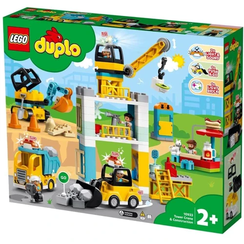 Конструктор LEGO DUPLO Подъемный кран и строительство (10933) фото 5