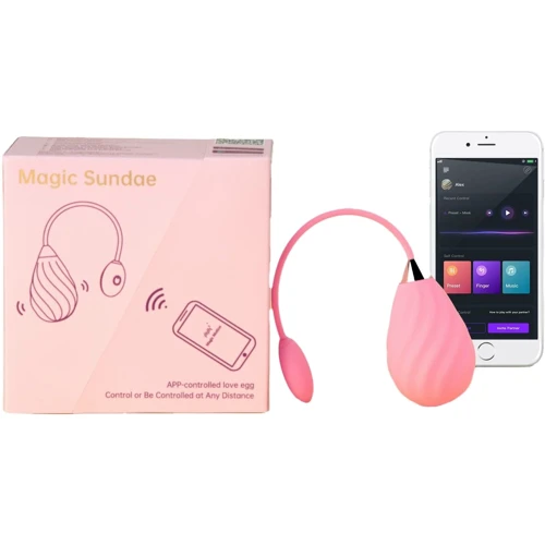 Смарт-виброяйцо Magic Motion Sundae Pink