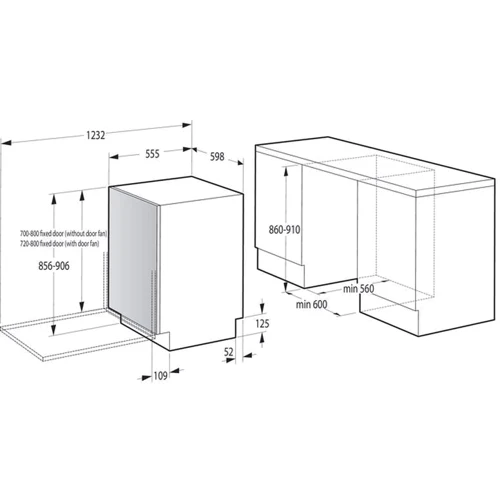 Вбудовувана посудомийна машина Gorenje GV663B65 фото 7