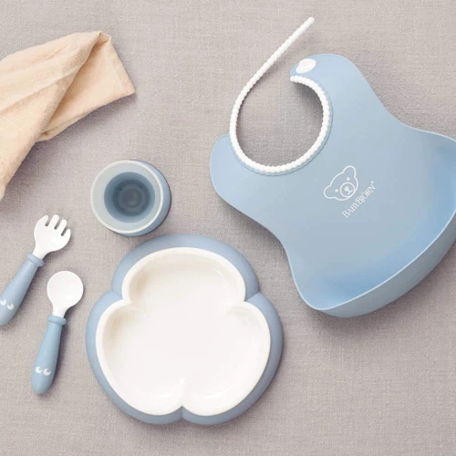 Набор посуды BabyBjorn Baby Dinner Set Powder Blue