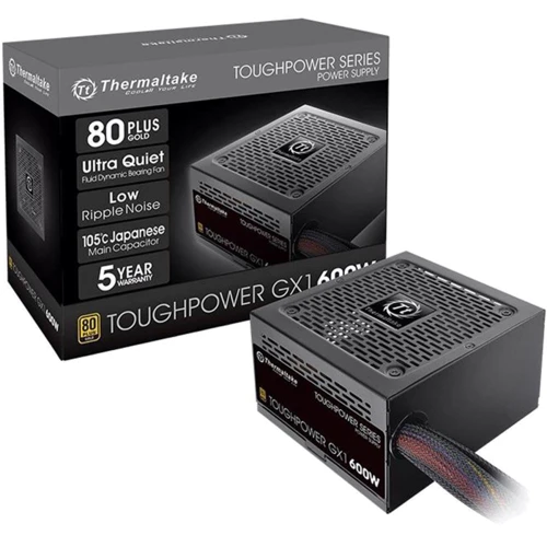 Блок живлення Thermaltake Toughpower GX1 600W (PS-TPD-0600NNFAGE-1): Модульні (знімні) кабелю Відсутнє