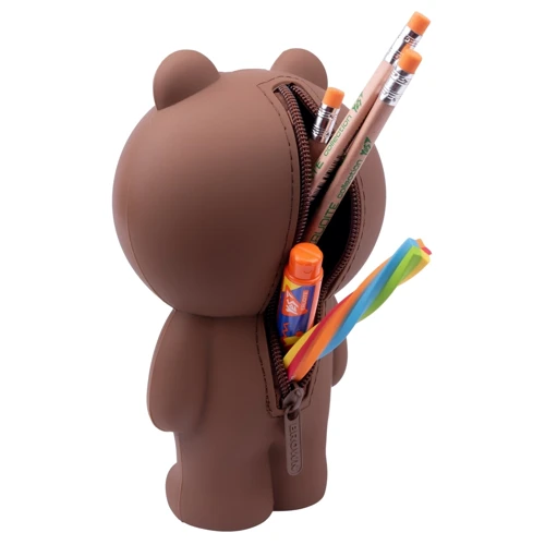 Пенал-підставка YES SL-03 Line Friends (533372): Матеріал Силикон