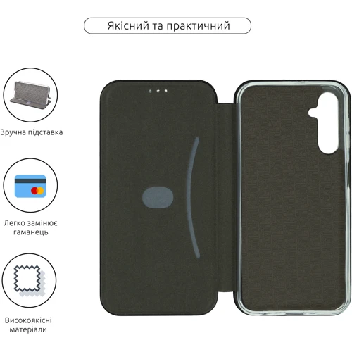 Чехол для телефонов ArmorStandart G-Case Black for Samsung A155 Galaxy A15 4G / A15 5G (ARM72503): Тип чехол-книжка