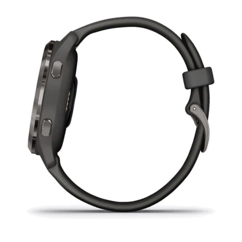 Смарт-часы Garmin Venu 2S Slate Stainless Steel Bezel with Graphite Case and Silicone Band (010-02429-10): Карты памяти нет