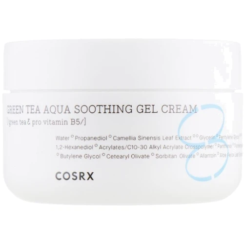 Cosrx Hydrium Green Tea Aqua Soothing Gel Cream Заспокійливий гель-крем для обличчя з екстрактом зеленого чаю 50 ml: Стать Для женщин