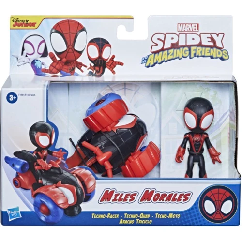 Ігровий набір HASBRO Spider Man Спайді та його дивовижні друзі (MILES TECHNO RACER) (F1459_F1941)