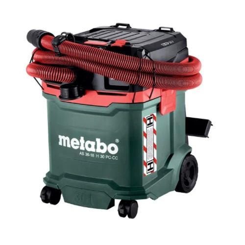 Будівельний пилосос Metabo AS 36-18 H 30 PC-CC (602075850): Обсяг контейнера для сміття, л 30