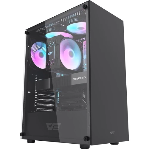 Корпус DarkFlash DK100 Black: Форм-фактор материнської плати ATX / ITX / Micro-ATX