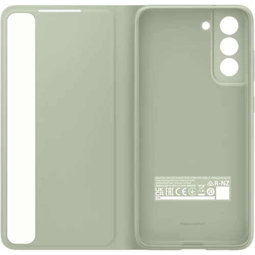 Чохол для телефона Samsung Clear View Cover Olive Green (EF-ZG990CMEGRU) для Samsung G990 Galaxy S21 FE: Колір зеленый