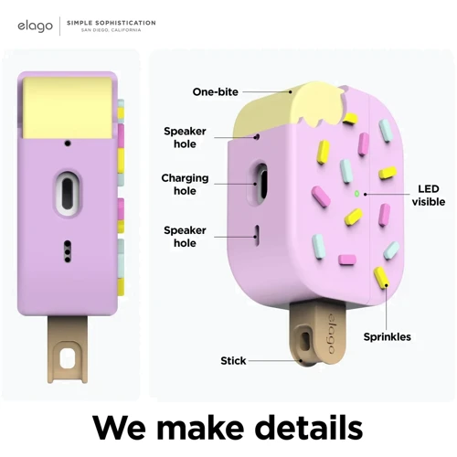 Чохол Elago Ice Cream Case Dark Brown (EAPP2-ICE-DBR) for Airpods Pro 2 фото 5