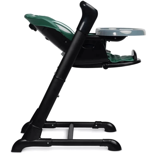 Кресло-качалка + стульчик для кормления Caretero INDIGO Black Green (Hnrt_4857): Материал металл