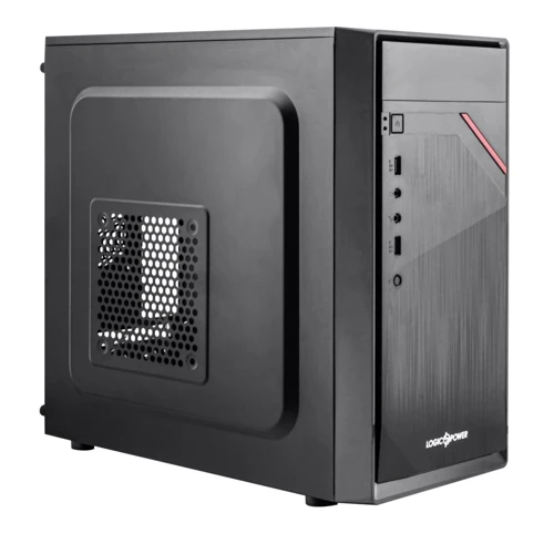 Корпус Logicpower 6105-450W 12см, 2xUSB2.0, Black