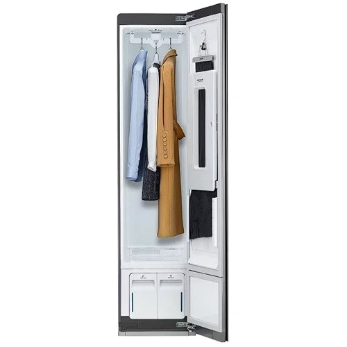 Відпарювач Парова шафа LG Styler essence mirror S3MFC: Особливості Профессиональный, Дисплей, Индикатор нагрева, Индикатор отсутствия воды
