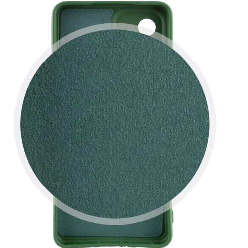 Чехол для телефонов TPU Case Getman Liquid Silk Full Camera Dark Green for Motorola G14