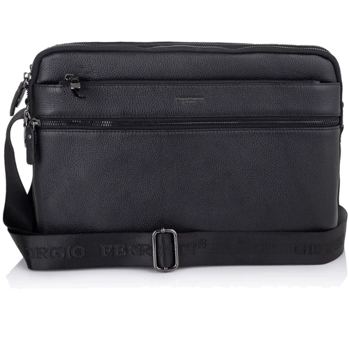 Чоловіча сумка месенджер Giorgio Ferretti чорна (SHIGF201850168-black): Країна виробник Китай