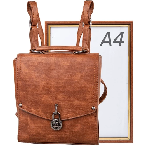 Жіночий рюкзак Valiria Fashion коричневий (DETAV3128-10) фото 9
