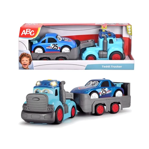 Грузовик DICKIE TOYS АВС "Тедди" с прицепом и машинкой