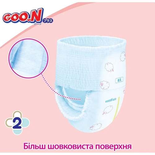 Трусики-підгузки GOO.N Plus для дітей 13-25 кг, BigBig (XXL), 28 шт фото 7