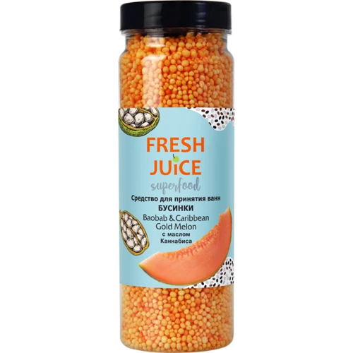 Fresh Juice Superfood Baobab & Caribbean Gold Melon Средство для ванн баобаб и карибская золотая дыня 450 g