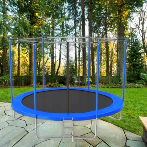 Батут Jumi Motion Sport Line 10ft (305см) із внутрішньою сіткою синій (5900410710252) фото 2