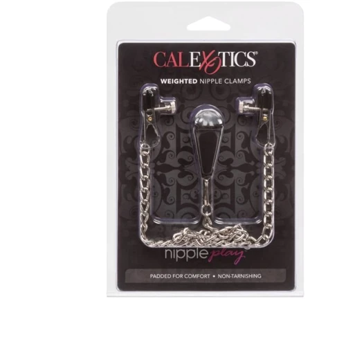 Зажимы для сосков с подвеской CalExotics Weighted Nipple Clamps
