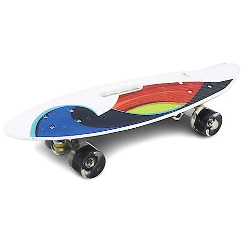Пенни борд с ручкой Mic Best board белый C40310