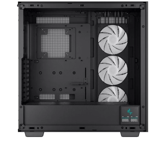 Корпус Deepcool Morpheus Black: Материал передней панели металл
