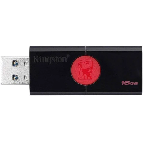 USB-флешка Kingston 16GB DataTraveler 106 USB 3.0 Black/Red (DT106/16GB) фото 4