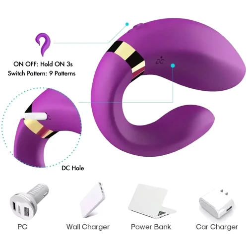 Вибратор Boss Series Couples Vibrator Purple (BS5200030-1)