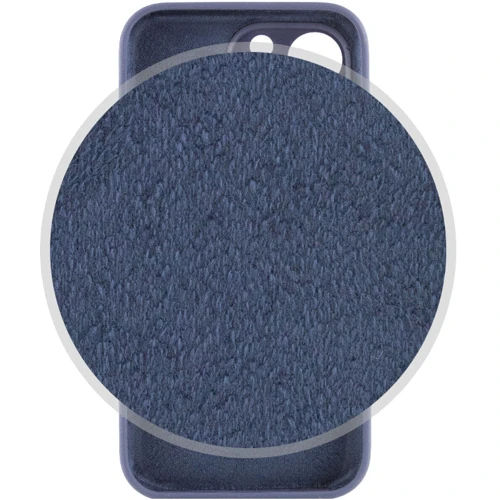 Чехол для iPhone Mobile Case Silicone Case Full Camera Protective Midnight Blue for iPhone 13 Pro Max: Материалы Силикон