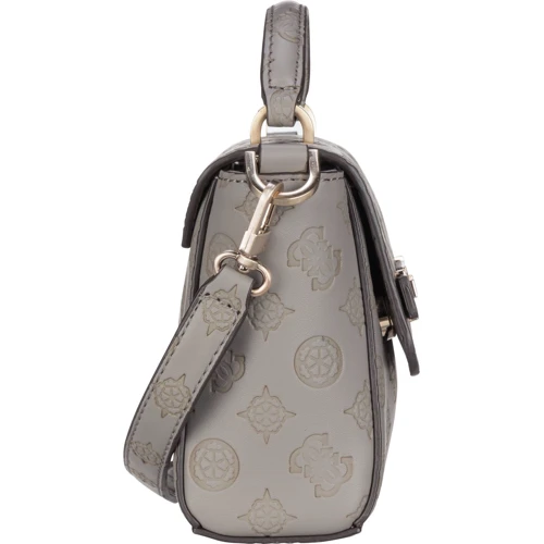 Жіноча сумка-сетчел Guess Bea Mini Top Handle Flap сіра (HWVS8132780-TAU): Тип Сумки