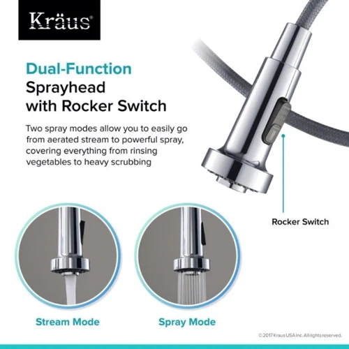 Змішувач для кухонного миття Kraus KPF-1610MB