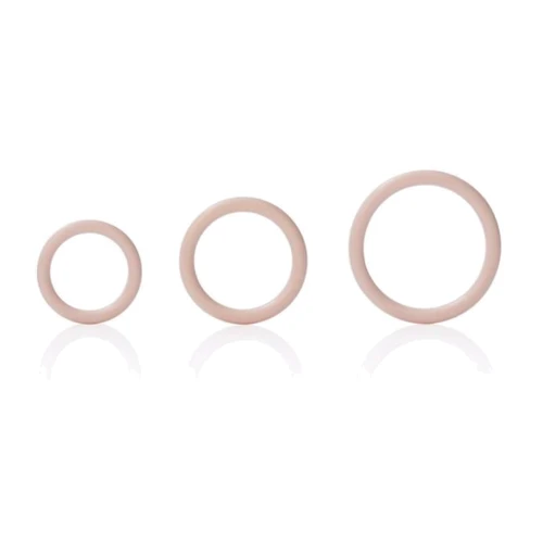 Ерекційні кільця Silicone Support Rings, тілесний