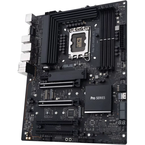 ASUS PRO WS W680-ACE: Разъемы на плате USB 2.0, USB 3.2 Gen 1, USB 3.2 Gen 2, СОМ, M.2, SATA 3.0, PCI Express x1