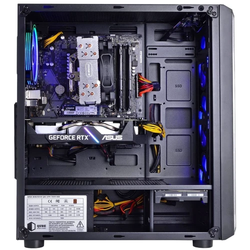 Персональный компьютер (ПК) ARTLINE Overlord X59 (X59v15): Оперативная память 16 ГБ (DDR4-2666 МГц)