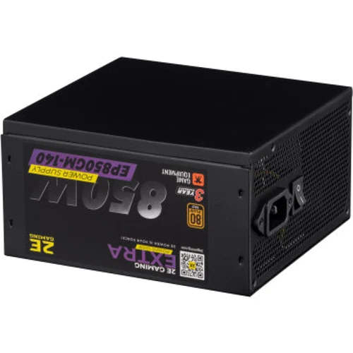Блок питания 2E Gaming Power Supply EXTRA 850W (2E-EP850GM-140): Вентилятор задней стенки нет