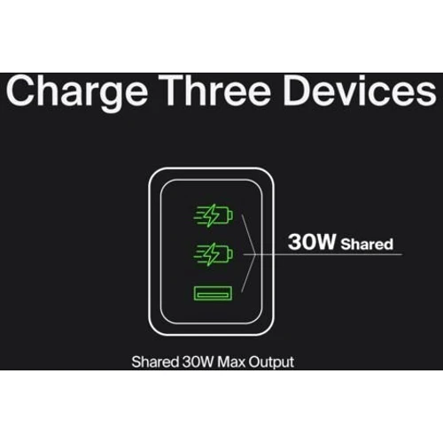 Зовнішній акумулятор Belkin Power Bank 20000mAh Integrated Cable USB-C 30W Blue (BPB024HQBL)