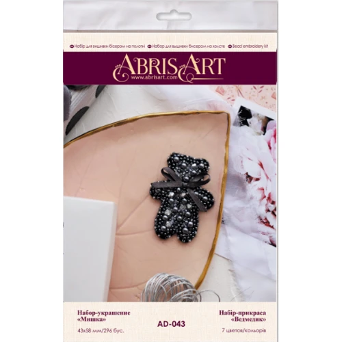 Abrisart AD-043 Набор для вышивки бисером украшения Мишка: Производитель Abrisart