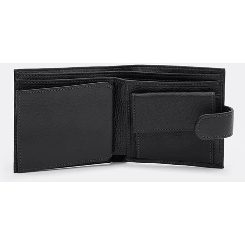 Мужское портмоне Ricco Grande черное (K12020-4bl-black): Формат кошелька Вертикальный