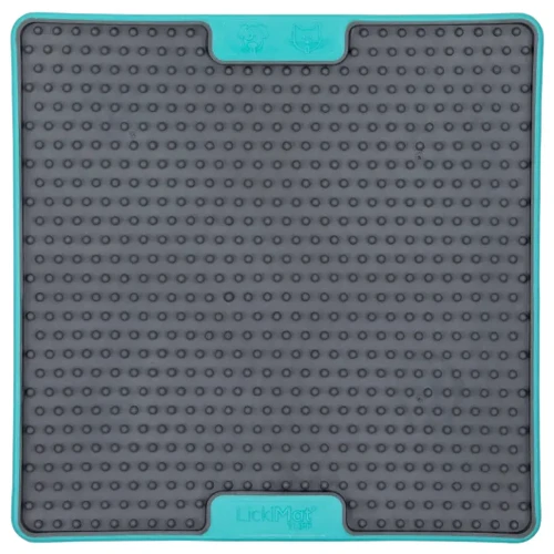 Килимок для повільного живлення LickiMat DOG SOOTHER TUFF TURQUOISE для собак (9349785000661): Розміри 20х20 см