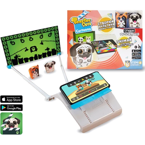 Игровой набор для анимационного творчества Toaster Pets – Студия Мультфильмов (2 фиг., студия): Тип Набор игровых фигурок