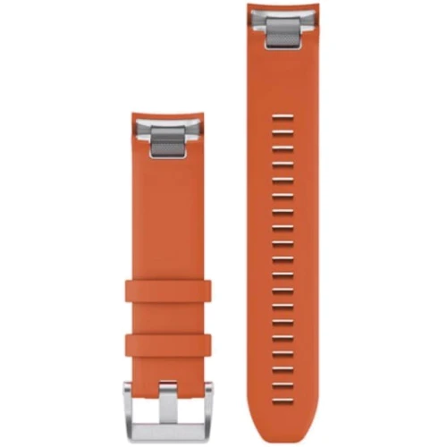 Ремешок Garmin MARQ QuickFit 22m Ember Orange Silicone Strap (010-12738-34): Цвет оранжевый