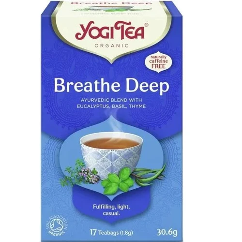 Чай Yogi Tea травяной с пряностями Глубина дыхания органический 30.6 г (4012824401037)