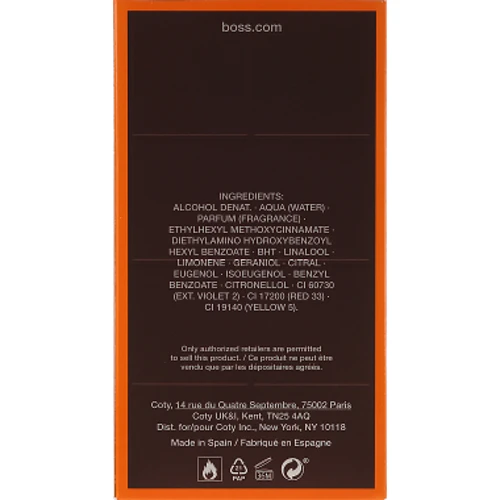 Hugo Boss Boss Orange For Men Туалетна вода для чоловіків 100 ml: Аромат 