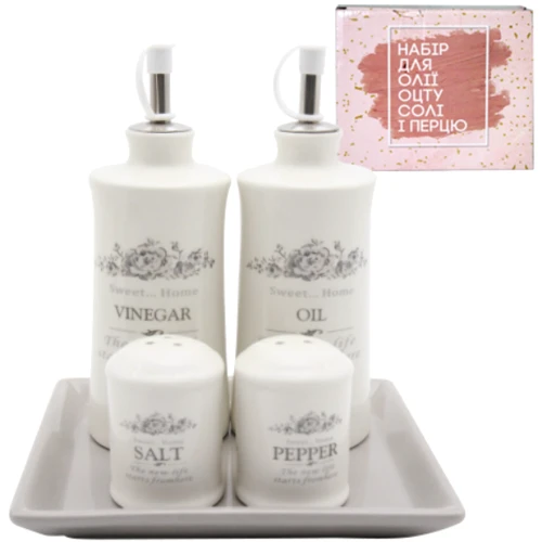 Набір для спецій S&T "Розарій" 5 предметів (700-06-11): Тип Набір для спецій