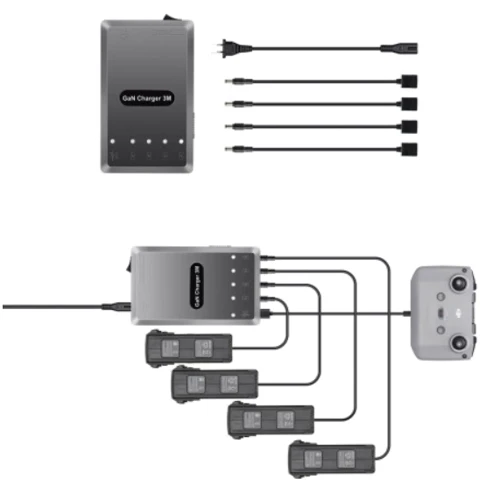 Зарядная станция StartRC 6-в-1 120W GaN Charger для DJI Mavic 3