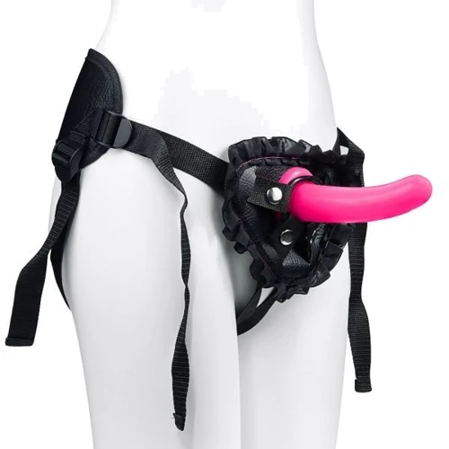 Фаллоимитатор для страпона LoveToy Holy Dong М 5.5", Pink